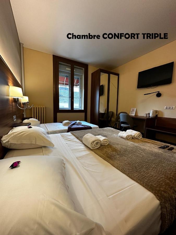 Hotel Terminus - Pizzeria Pizz'A Gogo - Salle De Sport - Face A La Gare Lons-le-Saunier Luaran gambar